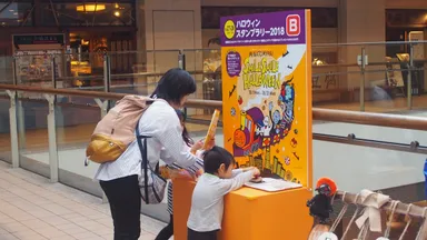 ハロウィンスタンプラリー　昨年の様子（２）