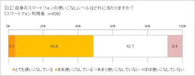 スマホの使いこなしレベル