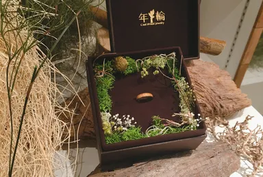 『年輪ベビーリング』ケース(オプション)