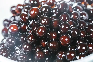 茹でたタピオカ