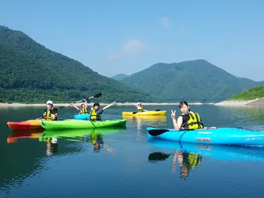 初夏早朝カヤック3