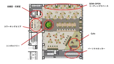 U BASE FOREST 仙台オフィス図面資料