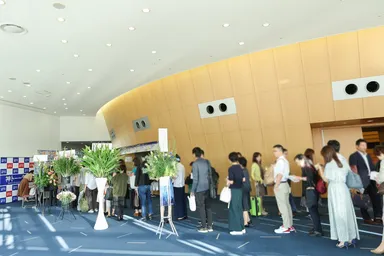 講演会後のサイン会