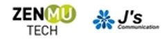 株式会社ZenmuTech、ジェイズ・コミュニケーション株式会社のロゴ