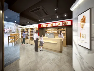 俺のBakery 用賀　内観パース