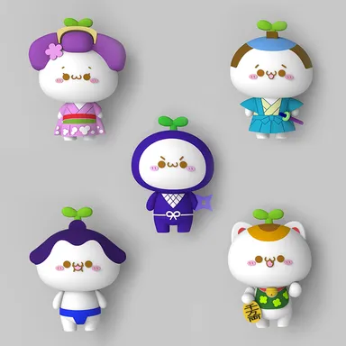 『長草くんフィギュア 日本コレクションVol.1』 全5種類コンプリートセット