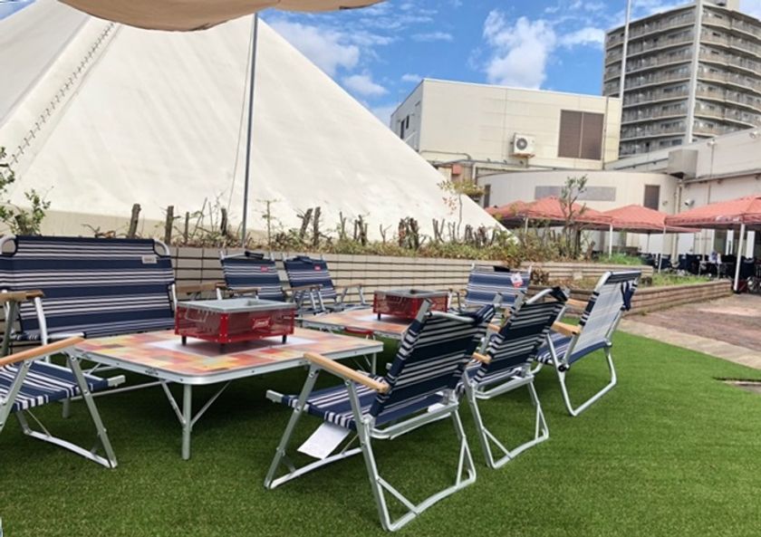 京阪電車 守口市駅直結！京阪百貨店の屋上で、
手軽にＢＢＱができる
「Keihan Urban Earth BBQ」が期間限定オープン