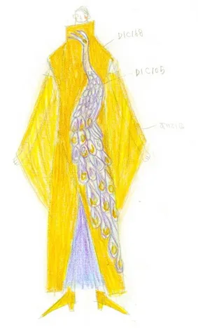 NODA・MAP第22回公演 『贋作 桜の森の満開の下』(2018年)衣装デザイン画