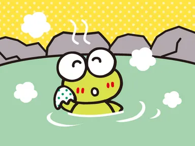 けろけろけろっぴ×極楽湯・RAKU SPAコラボキャンペーン