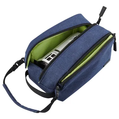 プラスシェル QA03 ムービーケース M ネイビー 収納例