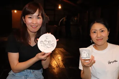 酒蔵を舞台に絵付け体験