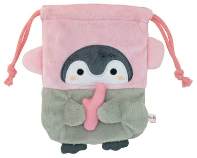 コウペンちゃん×岩下の新生姜 コウペンちゃんぬいぐるみ巾着［表面］2