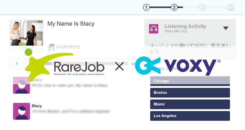 オンライン英会話と世界150カ国で使われる英語学習サービスが連携
レアジョブ英会話「サーキットトレーニング」を開発