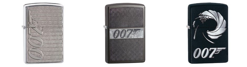 ジェームズ・ボンド「007」とのコラボデザインZippoライターに新作登場！｜Zippo Manufacturing Companyのプレスリリース