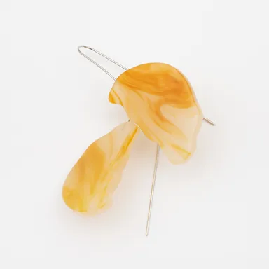 クッキーピアス(ベージュ)