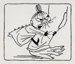 トーベ・ヤンソン　《「ムーミン谷の夏まつり」挿絵》　1954年　インク・紙　ムーミン美術館