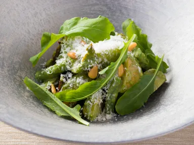 ドライトマトとパルミジャーノチーズのジェノベーゼポテトサラダ