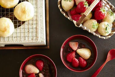 【界 川治】いちごのおしるこ作り2