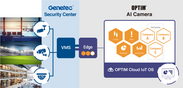「OPTiM AI Camera」、「Genetec Security Center」と連携　世界No.1シェアを持つビデオ管理システムと組み合わせ、オプティムの学習済みAIモデルの大規模導入を促進