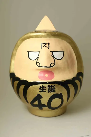 キン肉マン だるまミドル(第3期／生誕40周年記念ver.金)限定10体 6,380円(税込)