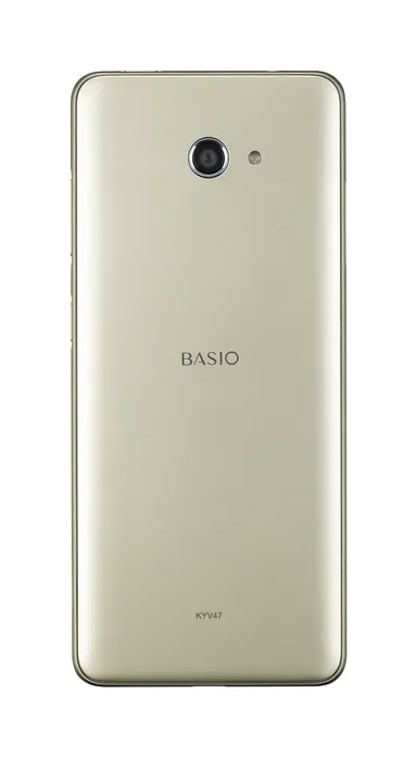 「BASIO4」シャンパンゴールド Back