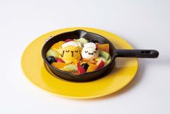 ポムポムプリンカフェ“秋のあったかメニュー”　熱々トロトロ『温泉でほっこり♪フルーツグラタン』が登場！