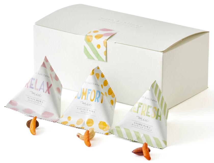 LOHACO限定
気分に合わせてセレクトできる柿の種アソート
『with kakitane』数量限定発売!