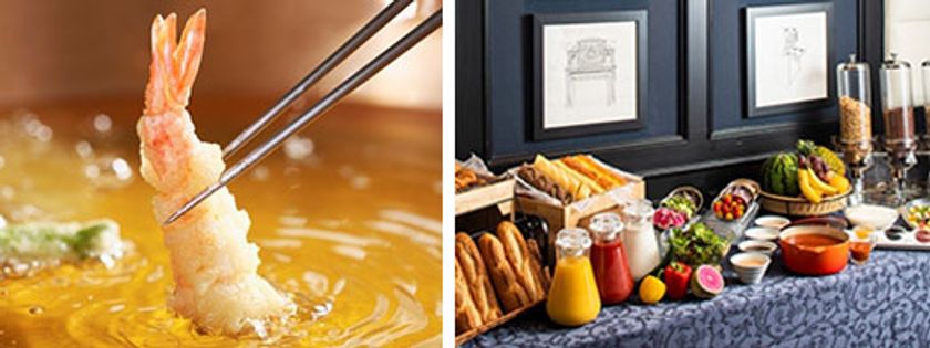 揚げたて天ぷらに海鮮丼、和洋中の選べるメインが新登場
朝食メニュー　一部リニューアル
大阪新阪急ホテル　レストラン2店舗にて