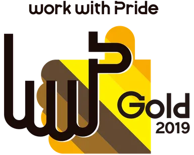 「PRIDE指標2019」”ゴールド”ロゴマーク