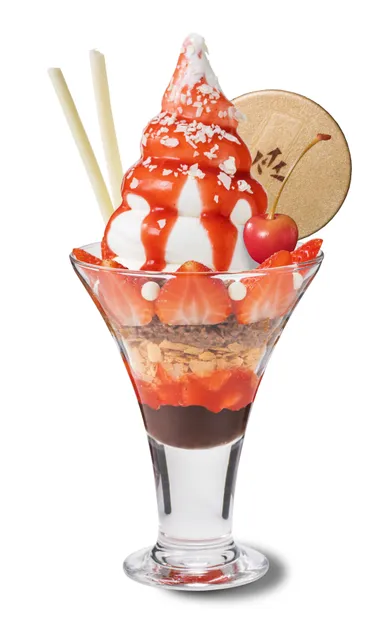 【札幌市・パフェ、珈琲、酒、佐藤】北海道産いちごとショコラのパフェ