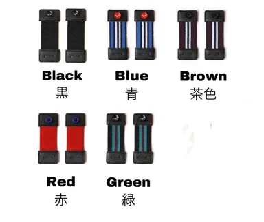 カフスバンド5色