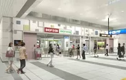 拝島駅橋上店舗リニューアルイメージ