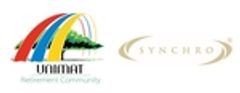 株式会社ユニマット　リタイアメント・コミュニティ、株式会社SYNCHROのロゴ
