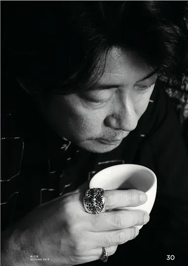 特集の誌面の一部。永瀬正敏×鋤田正義「COFFEE AND CIGARETTES」