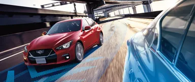 高速道路のナビ連動ルート走行と同一車線でのハンズオフ機能 イメージ