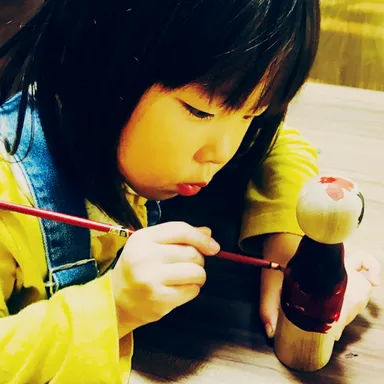 ワークショップ 伝統こけし絵付け体験(宮城)