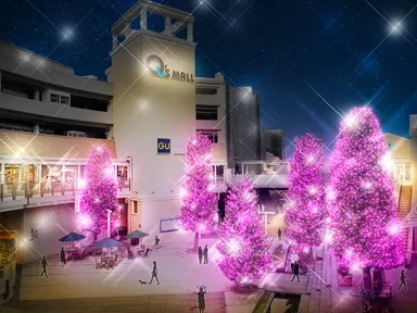 みのおキューズモール「光のチェリーブロッサム」