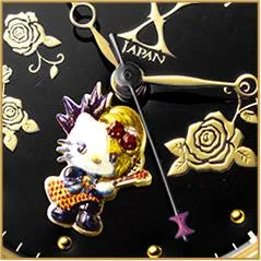 ”X JAPAN“のロゴとともに hide愛用の”イエローハート“を 手にしたyoshikitty