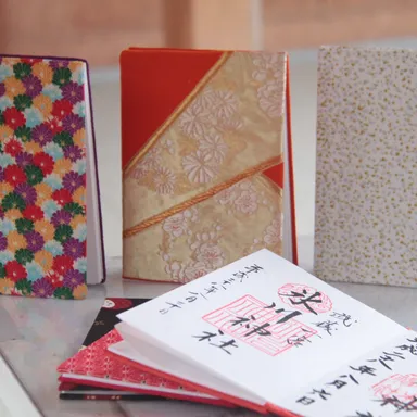 和布の御朱印帳作り by 大城周子