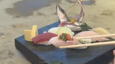 (3)鮮度抜群！朝から瀬戸内の寿司