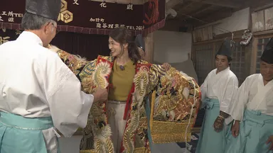 (2)安芸太田町で神楽体験！