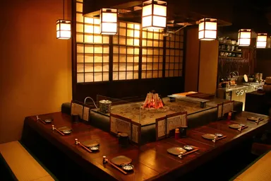 囲炉裏前カウンター