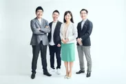 左から：COO 伊田 和哉、 CTO 吉野 哲仁、CEO 加藤 史子、 CFO 大内 昭典