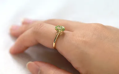 ペリドット「ペトラ」リング