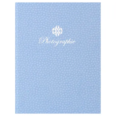 写真台紙 ランス フルル 2面（タテ・タテ）ブルー