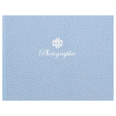 写真台紙 ランス フルル 2面（ヨコ・ヨコ）ブルー