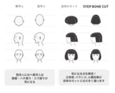 日本人と西洋人の骨格の違いから発案したステップボーンカット