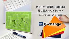 A4／A3サイズのシーンに合わせて変幻自在なホワイトボード登場　盤面の着せ替えで幅広い用途に対応！クラウドファンディング開始