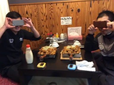 参加者、一人で挑戦