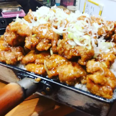 テラ盛り！から揚げ丼1
